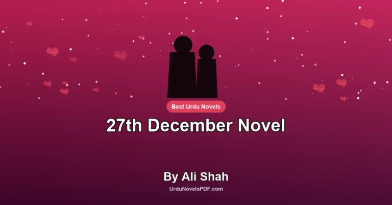 27th December Novel By Ali Shah