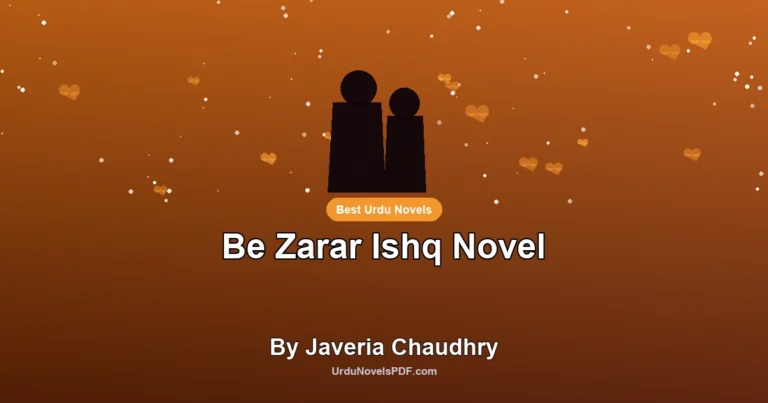 Be Zarar Ishq Novel By Javeria Chaudhry