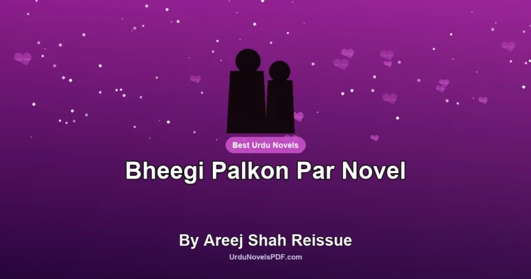 Bheegi Palkon Par Novel By Areej Shah Reissue