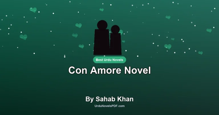 Con Amore Novel By Sahab Khan