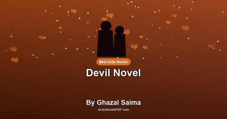 Devil Novel By Ghazal Saima