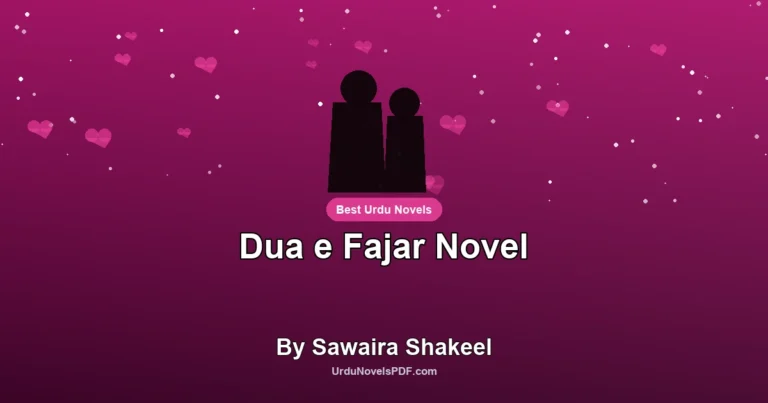 Dua e Fajar Novel By Sawaira Shakeel
