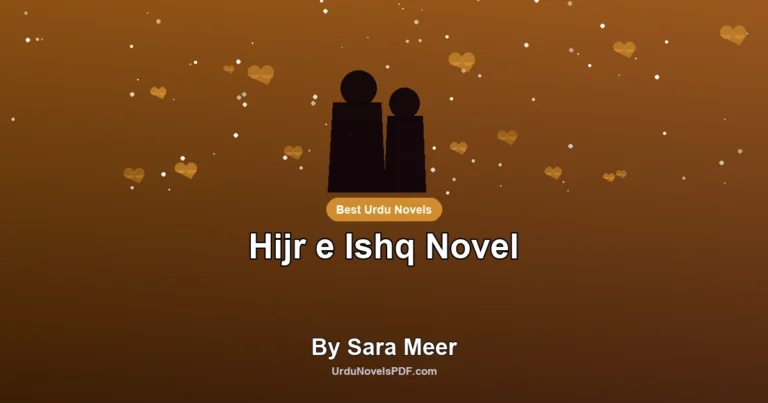 Hijr e Ishq Novel By Sara Meer
