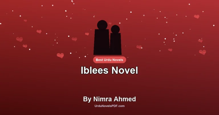 Iblees Novel By Nimra Ahmed