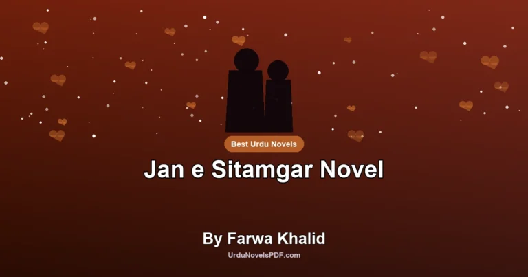 Jan e Sitamgar Novel By Farwa Khalid