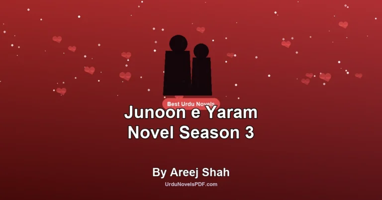 Junoon e Yaram Novel Season 3 By Areej Shah