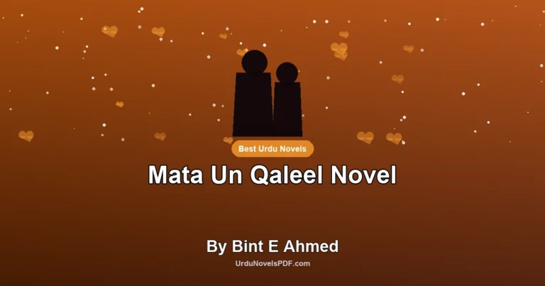 Mata Un Qaleel Novel By Bint E Ahmed