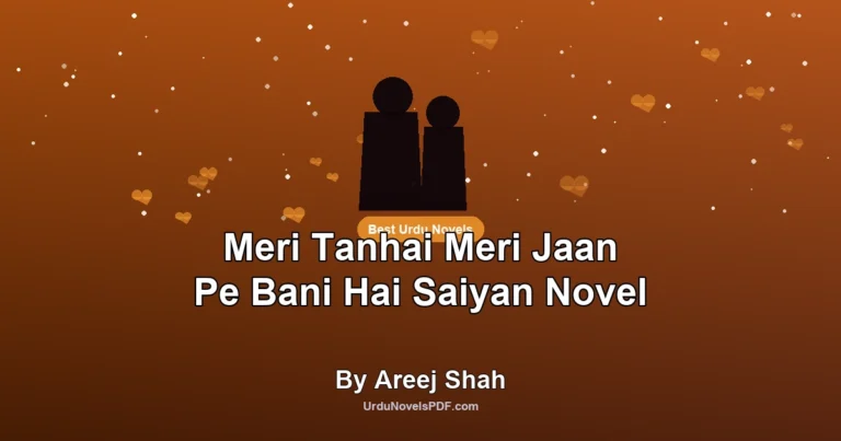 Meri Tanhai Meri Jaan Pe Bani Hai Saiyan Novel By Areej Shah
