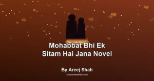 Mohabbat Bhi Ek Sitam Hai Jana Novel By Areej Shah