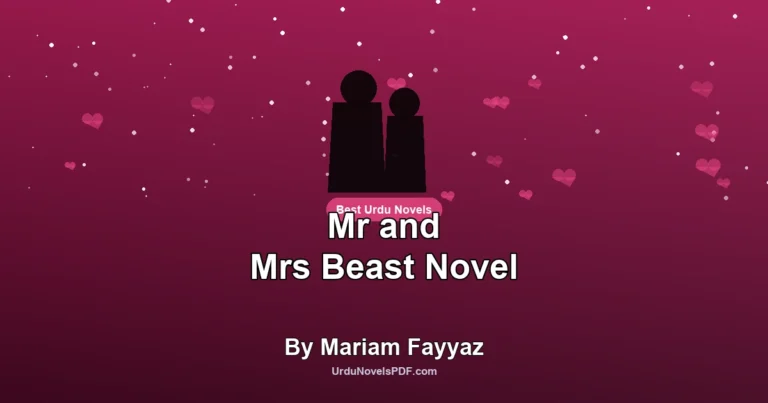 Mr and Mrs Beast Novel By Mariam Fayyaz