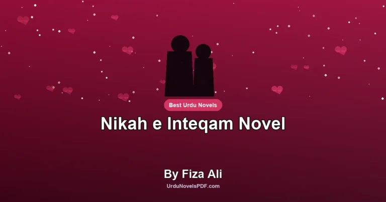 Nikah e Inteqam Novel By Fiza Ali