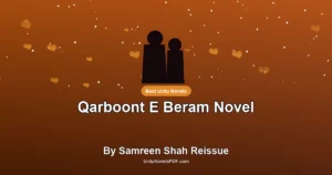 Qarboont E Beram Novel By Samreen Shah Reissue