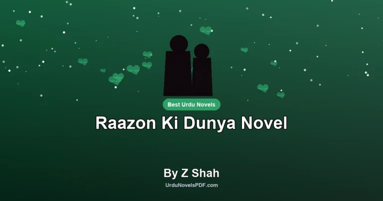 Raazon Ki Dunya Novel By Z Shah
