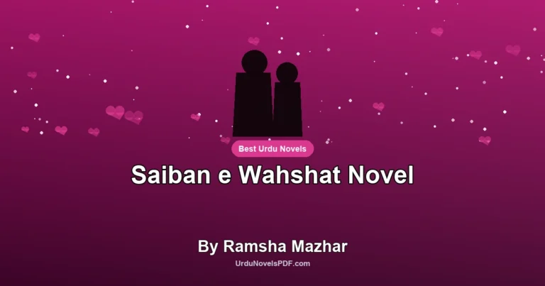 Saiban e Wahshat Novel By Ramsha Mazhar