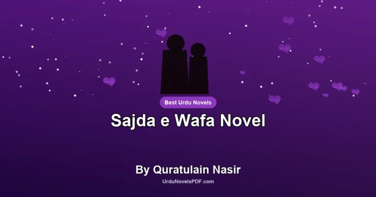 Sajda e Wafa Novel By Quratulain Nasir