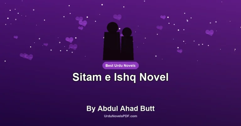 Sitam e Ishq Novel By Abdul Ahad Butt