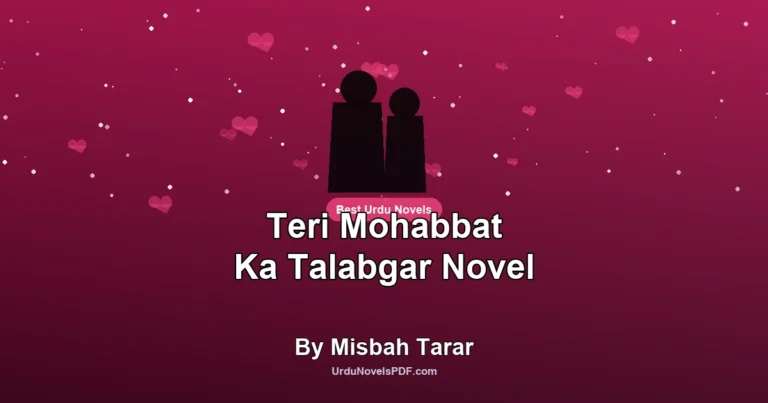 Teri Mohabbat Ka Talabgar Novel By Misbah Tarar