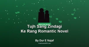 Tujh Sang Zindagi Ke Rang Romantic Novel By Dur E Najaf