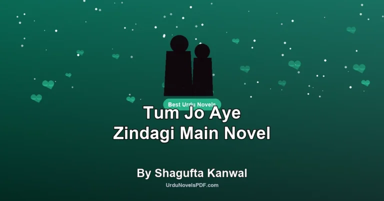 Tum Jo Aye Zindagi Main Novel By Shagufta Kanwal